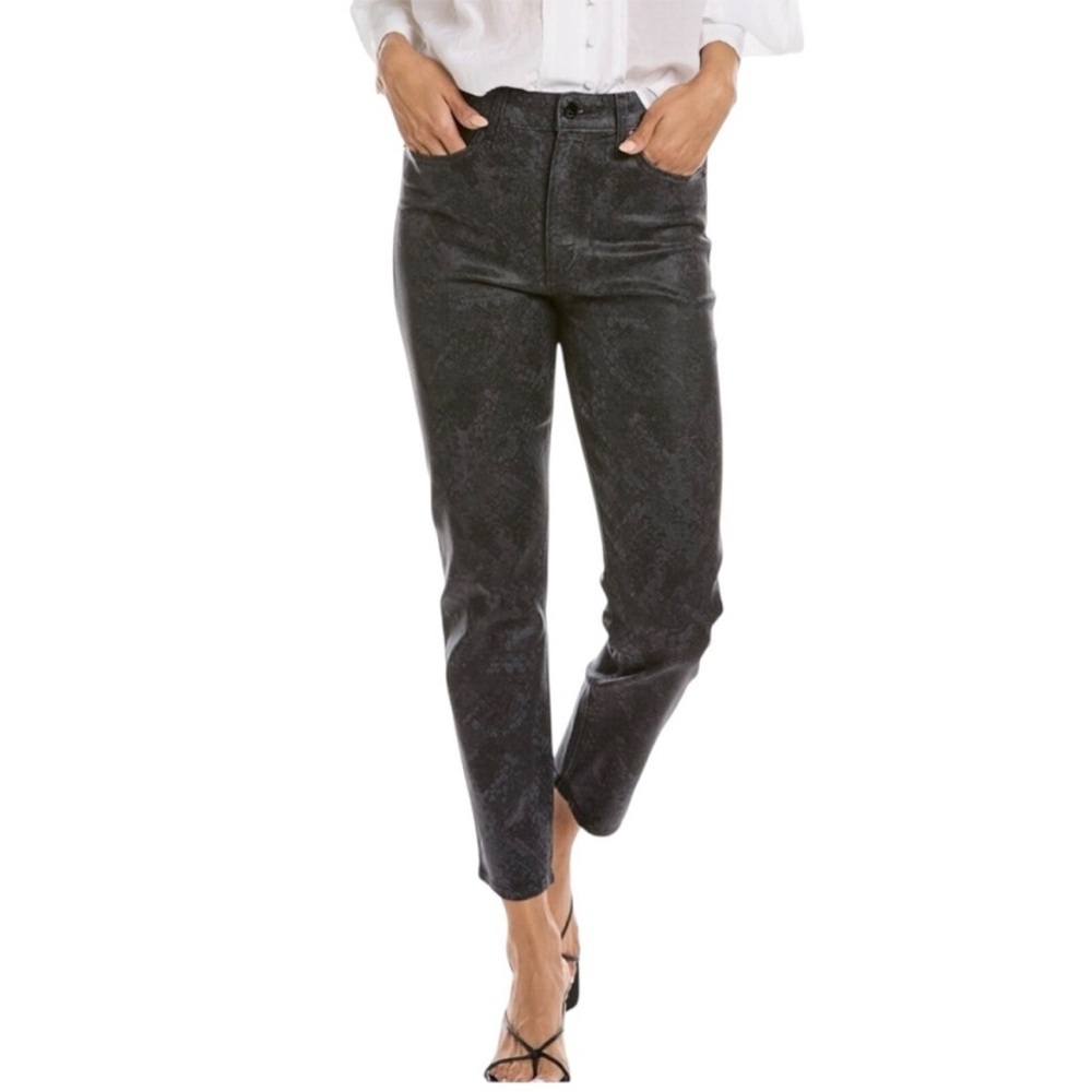 Rag & Bone SNAKE FOIL NINA HIGH-RISE. ANKLE CIGARETTE Charcoal Ankle Jeans
Sz23